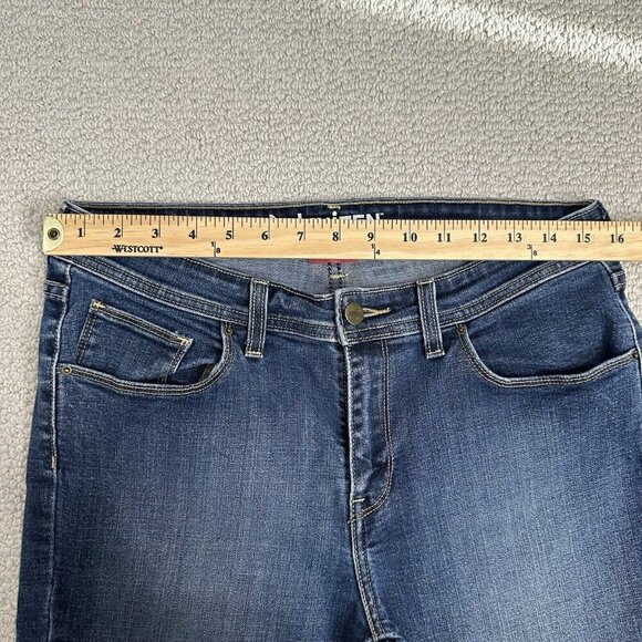 Denizen Levis Blue Jeans Capri Pant Size 12 Cotton Blend Stretch Mid Rise - Picture 4 of 10